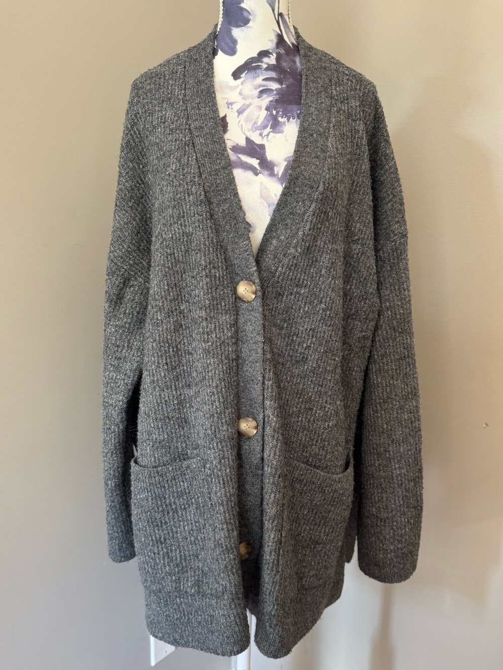 George Grey V‑Neck Oversized Cardigan